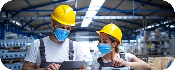 PIECO industrial team at manufacturing facility