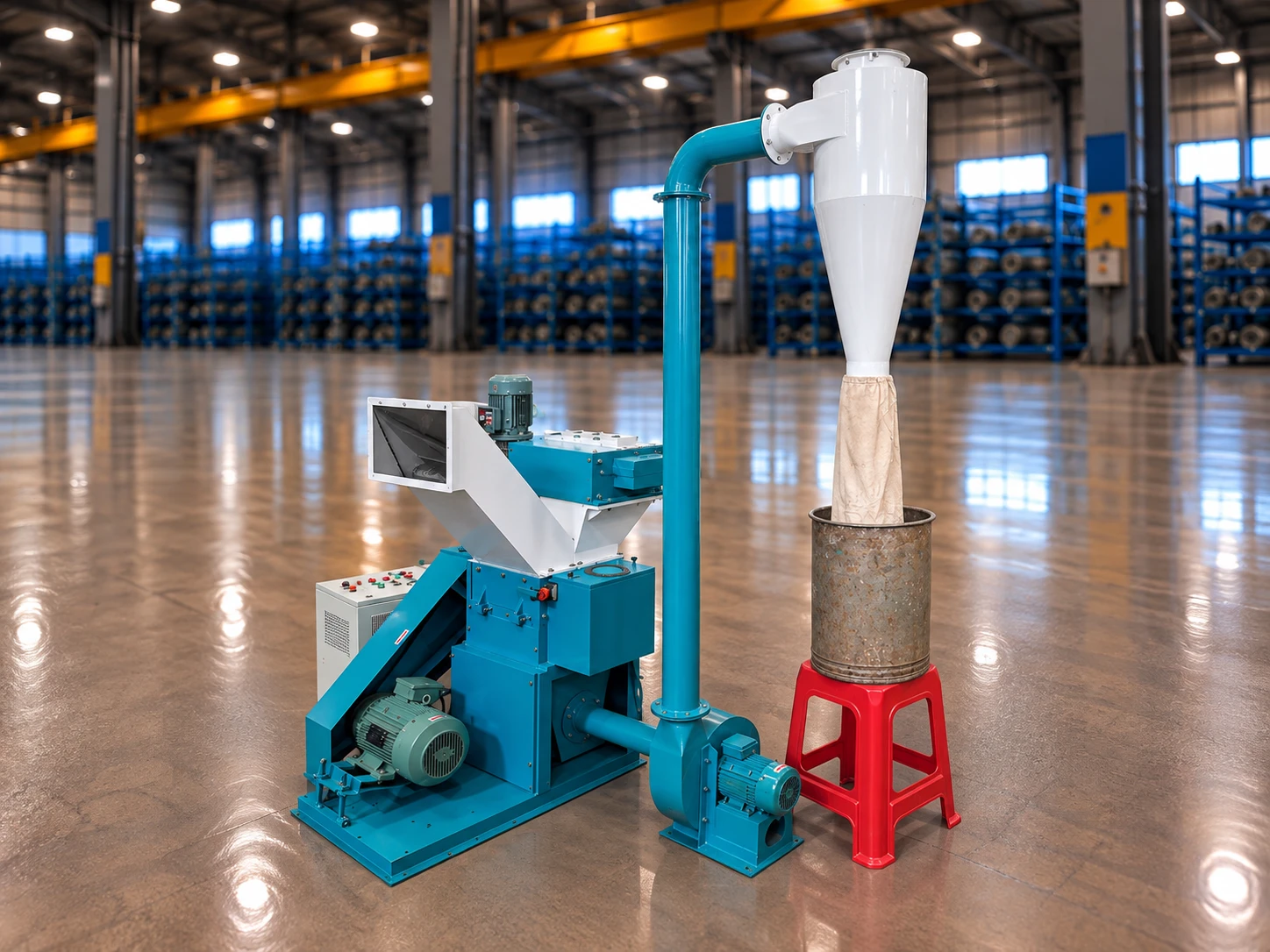 Online/Inline Sheet Feeding Granulator