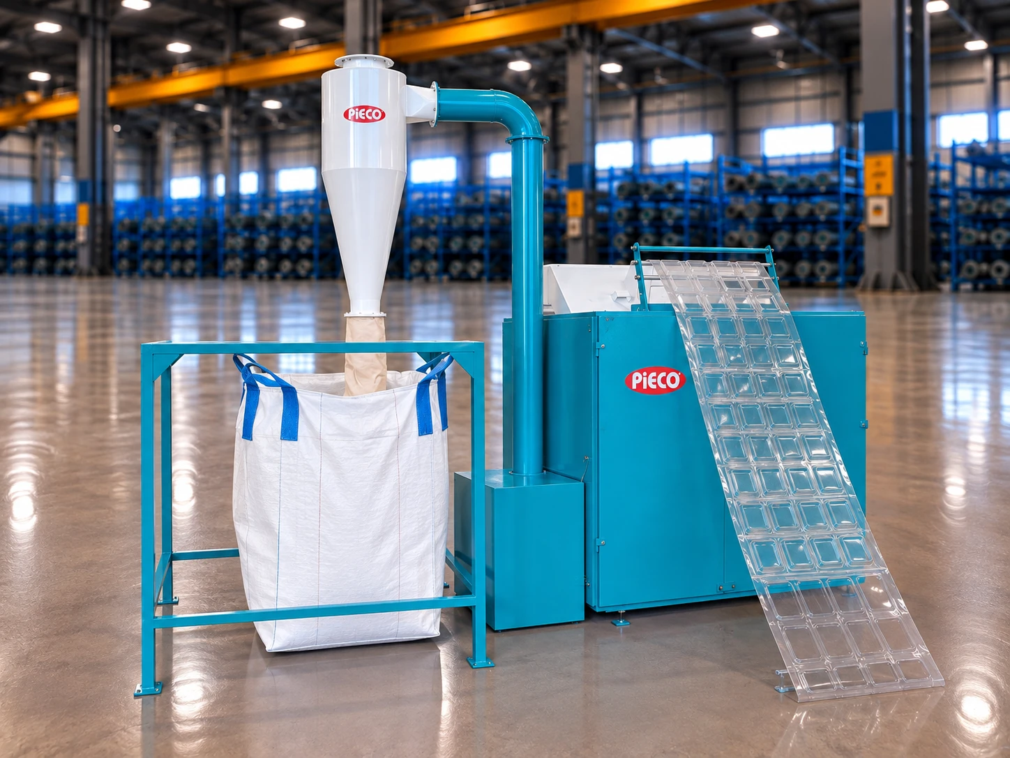 Online/Inline Sheet Feeding Granulator